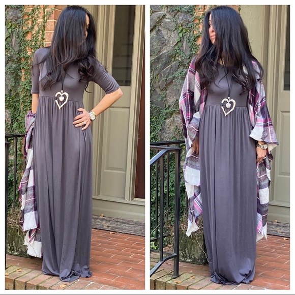Chic side pocket maxi dress - Picture 2 of 7